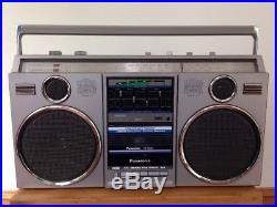 Vtg 80s Panasonic RX 5050 4 Speaker AM FM Stereo Cassette ...
 80s Boombox Panasonic