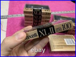 10 LOT Vintage SEALED Maxell XLII Type II 100 min Audio Cassette Tape Japan NOS