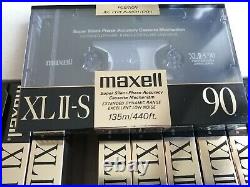 10 Vintage MAXELL XLII-S 90 Audio Cassette Tapes with Box NEW Made in JAPAN