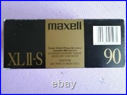 10 Vintage MAXELL XLII-S 90 Audio Cassette Tapes with Box NEW Made in JAPAN