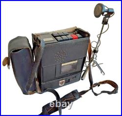 1970 Rare Vintage Professional Reporter Cassette Recorder Riporter 7A