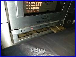 1970 Vintage Sony Record Player STEREO SYSTEM HMK-212 Rare Works Vinyl Cassette