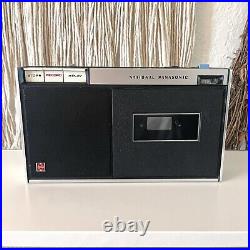 1971 Vintage NATIONAL PANASONIC Cassette Tape Recorder Player RQ-222S Works
