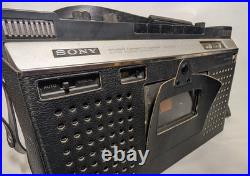 1973 Sony TC-224 Vintage 70s Japan World Model Tape Recorder Working with Case