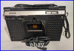 1973 Sony TC-224 Vintage 70s Japan World Model Tape Recorder Working with Case