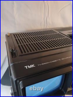 1978 TMK Vintage TV & Radio Tape Cassette Player & Recorder Uhf Vhf Works Read