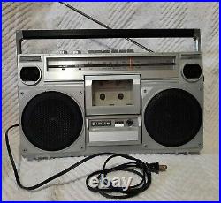 1980's Hitachi TRK-7020H AM/FM Vintage Stereo Radio Cassette Recorder Nostalgia