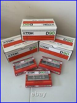 1982 Vintage TDK D-90 High Output Normal Bias Cassette Tape 3 Sealed Boxes