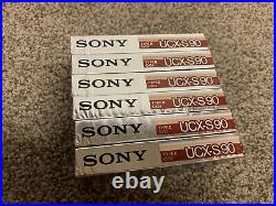 6 Vtg SONY UCX-S90 Cassette Audio High Frequency Music Reproduction New Sealed