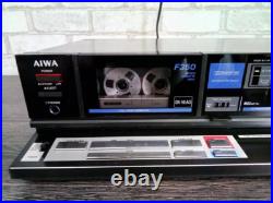 AIWA AD-F350K Rare Vintage Stereo Single Cassette Deck Serviced New Belts 1985 AIWA AD-F350K Rare Vintage Stereo Single Cassette Deck Serviced New Belts 1985