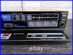 AIWA AD-F350K Rare Vintage Stereo Single Cassette Deck Serviced New Belts 1985 AIWA AD-F350K Rare Vintage Stereo Single Cassette Deck Serviced New Belts 1985
