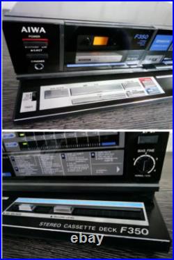AIWA AD-F350K Rare Vintage Stereo Single Cassette Deck Serviced New Belts 1985 AIWA AD-F350K Rare Vintage Stereo Single Cassette Deck Serviced New Belts 1985