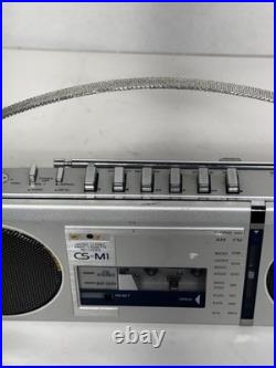 AIWA CS M1 Micro Stereo Radio Cassette Recorder Vintage For Parts And Or Repair
