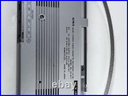 AIWA CS M1 Micro Stereo Radio Cassette Recorder Vintage For Parts And Or Repair