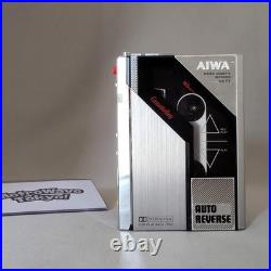 AIWA CassetteBoy HS-F7 Portable Recorder Junk Powers On Rare Vintage Japan