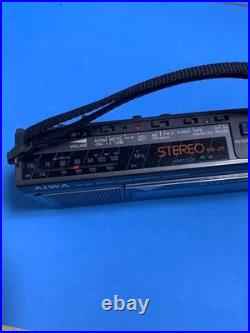 AIWA HS-J11 CassetteBoy Vintage Stereo Cassette Recorder Radio Tested Japan