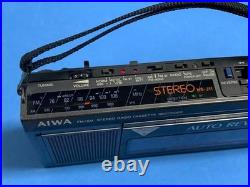 AIWA HS-J11 CassetteBoy Vintage Stereo Cassette Recorder Radio Tested Japan
