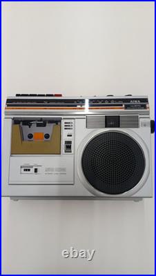 AIWA TPR-670 Vintage Boombox Radio Cassette Recorder Portable Stereo Japan