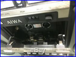 AIWA TPR-950C Boombox Vintage Cassette/Recorder Stereo 1978! Bluetooth Upgraded