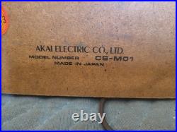 AKAI CS-M01 Vintage Cassette Tape Deck Player Recorder Tested