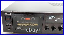 AKAI GX-73 Vintage 3-Head Stereo Cassette Deck 100v Used Maintenance Completed