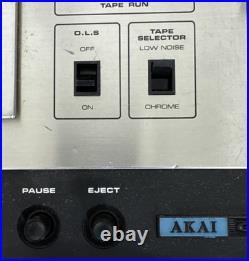 AKAI GXC-39D Stereo Cassette Player Recorder Dolby System Tested Works Vintage