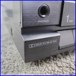 Aiwa AD-WX808 Dual Cassette Deck DBX Amorphous Head Recorder Dub VIntage Works