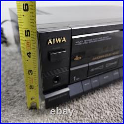 Aiwa AD-WX808 Dual Cassette Deck DBX Amorphous Head Recorder Dub VIntage Works