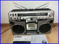 Aiwa CS-80 Stereo Radio Cassette Recorder Vintage Boombox Ghetto blaster Rare