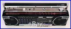 Aiwa Cs-r40 Boombox Rare Vintage Stereo Metal Cassette Player Radio Recorder