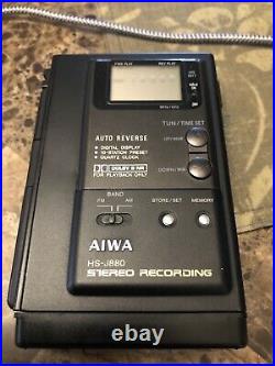 Aiwa HS-J880 VTG Portable AM/FM Cassette Recorder Walkman Japan Repair Or parts