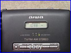 Aiwa HS-JX859D Vintage Radio Cassette Recorder Made in Japan Estate Item Project