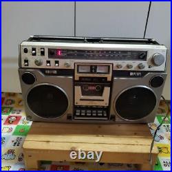 Aiwa Radio Cassette Recorder Cs-80 Large Boombox Tested Vintage 1979 Rare