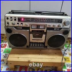 Aiwa Radio Cassette Recorder Cs-80 Large Boombox Tested Vintage 1979 Rare