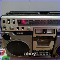 Aiwa Radio Cassette Recorder Cs-80 Large Boombox Tested Vintage 1979 Rare