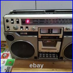 Aiwa Radio Cassette Recorder Cs-80 Large Boombox Tested Vintage 1979 Rare