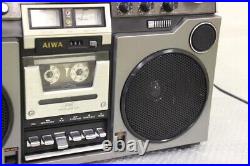 Aiwa TPR-820 AM/FM Stereo Radio Cassette Recorder Boombox vintage 1974 Working