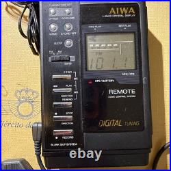 Aiwa Vintage HS JX 101 Stereo Radio Cassette Recorder W Extras Headphones