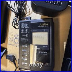 Aiwa Vintage HS JX 101 Stereo Radio Cassette Recorder W Extras Headphones