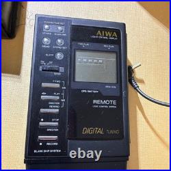 Aiwa Vintage HS JX 101 Stereo Radio Cassette Recorder W Extras Headphones