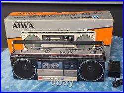 Aiwa cassette player cs 360 vintage with box and manual