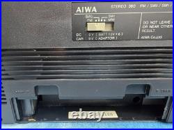 Aiwa cassette player cs 360 vintage with box and manual