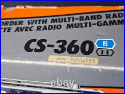 Aiwa cassette player cs 360 vintage with box and manual