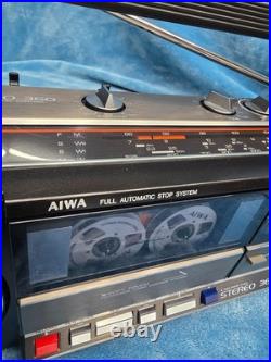 Aiwa cassette player cs 360 vintage with box and manual