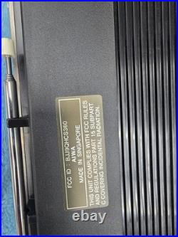 Aiwa cassette player cs 360 vintage with box and manual