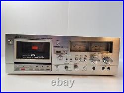 Akai GXC-750D Vintage Stereo Cassette Deck - Plays - Recording untested