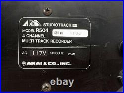 Aria Studiotrack R504 Four Track Cassette Recorder Vintage
