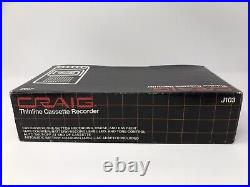 BRAND NEW! CRAIG Thinline Cassette Recorder Model J103 Unused NOS NIB Vintage