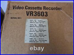 BRAND NEW VINTAGE Samsung VCR Video Cassette Recorder Model VR3603 NIB FROM 1993 BRAND NEW VINTAGE Samsung VCR Video Cassette Recorder Model VR3603 NIB FROM 1993