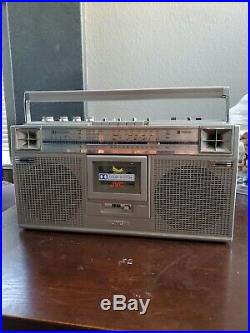 Boombox JVC RC-656JW Radio Cassette Recorder Dolby Biphonic Japan Made Vintage